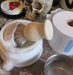 Baard trimmen bij de barbershop