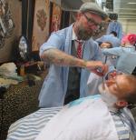 Sfeermoment in de barbershop